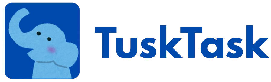 TuskTask Logo - Wordmark